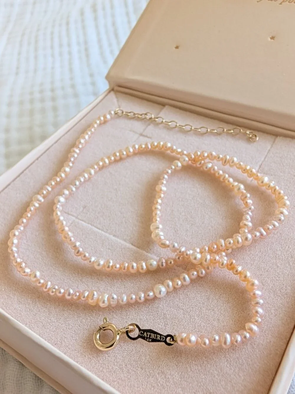 Catbird Limited Edition Ghost Rose Collar, 15-17" - Picture 1 of 12